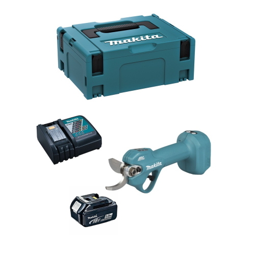 Forbici da potatura MAKITA DUP181RT1J (1 x 5,0 Ah + DC18RC + MAKPAC 2)