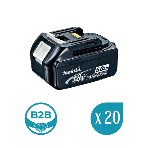 Pack da 12 batterie MAKITA BL1850 (18V-5,0 Ah)
