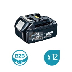 Pack da 12 batterie MAKITA BL1850 (18V-5,0 Ah)
