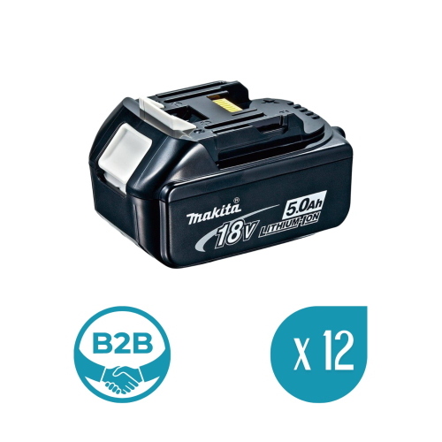 Pack da 12 batterie MAKITA BL1850 (18V-5,0 Ah)