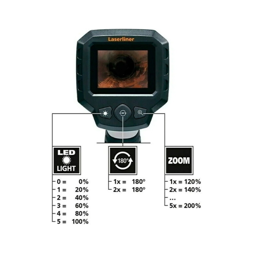 Telecamera d'ispezione LASERLINER VideoScope One 082.252A