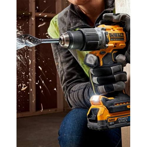 Trapano a Percussione DeWALT DCD805E2T (2 x 1,7 Ah Powerstack + DCB112 + TSTAK II)