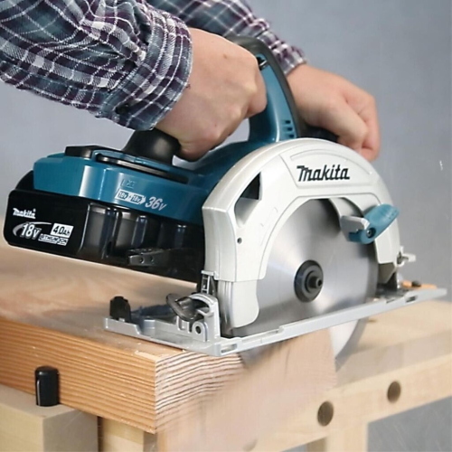 Makita DHS710Z - Sega circolare a batteria 18 V, lama 190 mm, solo corpo