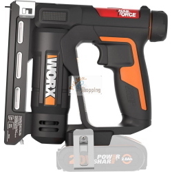 Worx WX843.9 - Pistola sparachiodi a batteria 20 V, solo corpo