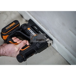 Worx WX843.9 - Pistola sparachiodi a batteria 20 V, solo corpo