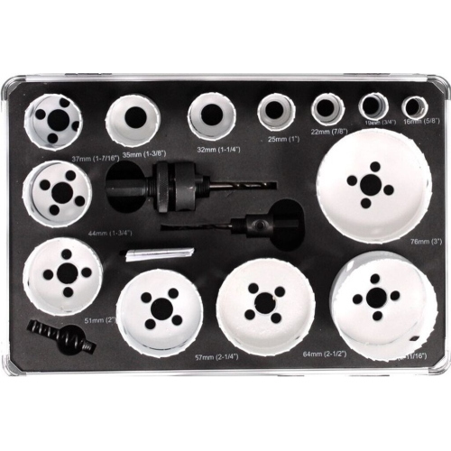 Makita D-47307 - Set frese a tazza da 16 pezzi