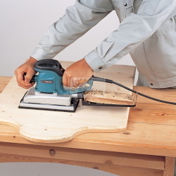 Makita BO4900VJ - Levigatrice orbitale 330 W, 115 x 280 mm, con Makpac 2
