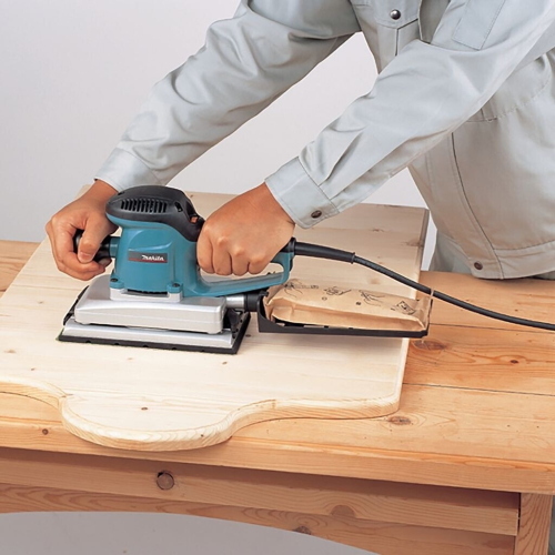 Makita BO4900VJ - Levigatrice orbitale 330 W, 115 x 280 mm, con Makpac 2
