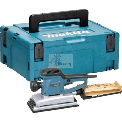 Makita BO4900VJ - Levigatrice orbitale 330 W, 115 x 280 mm, con Makpac 2