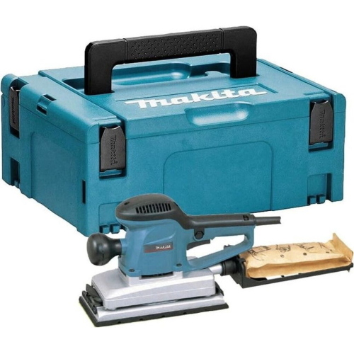 Makita BO4900VJ - Levigatrice orbitale 330 W, 115 x 280 mm, con Makpac 2