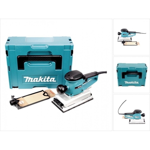 Makita BO4900VJ - Levigatrice orbitale 330 W, 115 x 280 mm, con Makpac 2