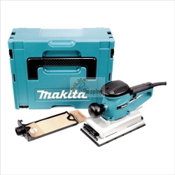 Makita BO4900VJ - Levigatrice orbitale 330 W, 115 x 280 mm, con Makpac 2