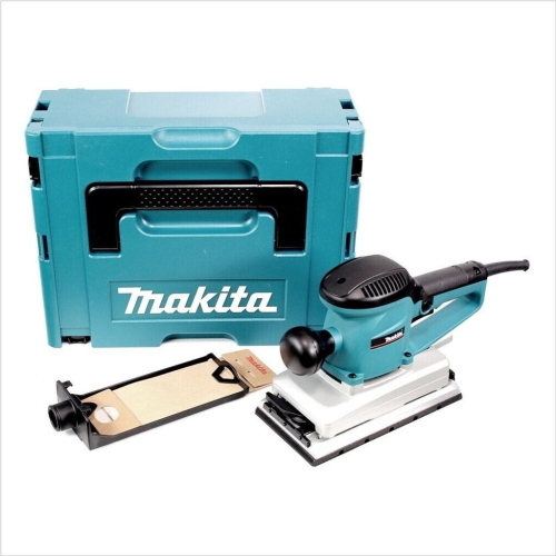 Makita BO4900VJ - Levigatrice orbitale 330 W, 115 x 280 mm, con Makpac 2