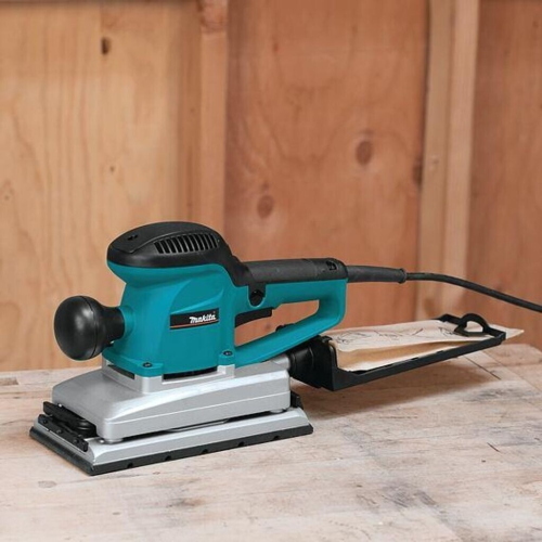 Makita BO4900VJ - Levigatrice orbitale 330 W, 115 x 280 mm, con Makpac 2