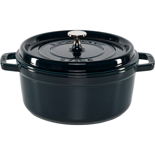 Staub La Cocotte 24cm round  La-Mer, Cast Iron - Cod. produttore: La Cocotte 24cm round La-Mer, Cast Iron