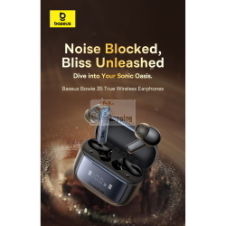 Baseus Bowie 35 True - Cuffie wireless nere - Cod. produttore: Bowie 35 True