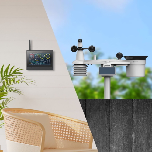 Bresser Weather Center 9-in-1  MeteoChamp HD WiFi - Cod. produttore: Weather Center 9-in-1 MeteoChamp HD WiFi