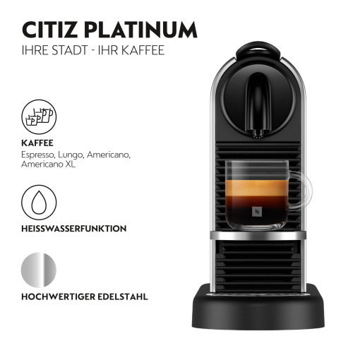Nespresso Citiz EN 220.T  by Delonghi, grigio - Cod. produttore: Citiz EN 220.T by Delonghi, grigio