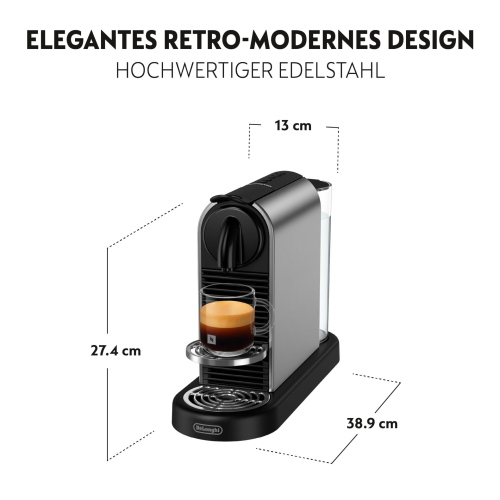 Nespresso Citiz EN 220.T  by Delonghi, grigio - Cod. produttore: Citiz EN 220.T by Delonghi, grigio