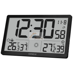 KIENZLE Jumbo NEO LCD  eather Wall Clock black