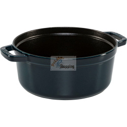 Staub La Cocotte 24cm round  La-Mer, Cast Iron - Cod. produttore: La Cocotte 24cm round La-Mer, Cast Iron