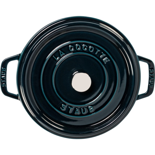 Staub La Cocotte 24cm round  La-Mer, Cast Iron - Cod. produttore: La Cocotte 24cm round La-Mer, Cast Iron
