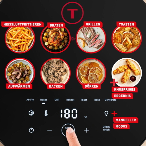 Tefal EY 8328 Easy Fry Infrared - Cod. produttore: EY 8328 Easy Fry Infrared