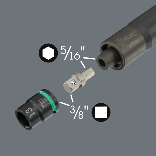 Wera 2090/16 Impaktor  Schlagschraubendreher Set 1 - Cod. produttore: 2090/16 Impaktor Schlagschraubendreher Set 1