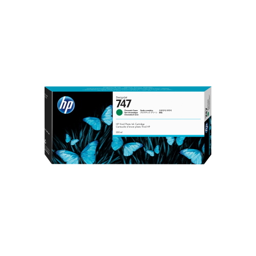 HP P2V84A 747 cartuccia originale verde cromatico, 300 ml