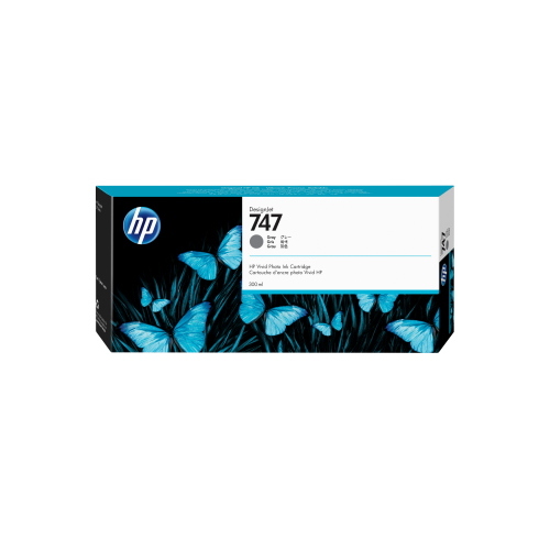 HP P2V86A 747 cartuccia originale grigio, 300 ml
