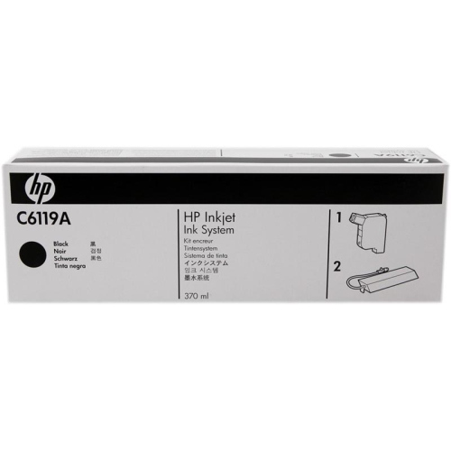 HP C6119A sistema inchiostro bulk nero TIJ 2.5, 370 ml