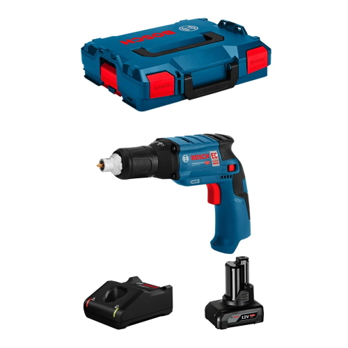 Bosch Professional GTB 12V-11 GTB12V-111bat6a-40 avvitatore per cartongesso brushless, 1 batteria 6 Ah e L-BOXX 102