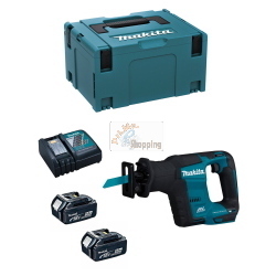 Makita DJR188RTJ sega universale brushless LXT 18 V, 2 batterie 5 Ah e MAKPAC 3