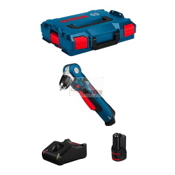 Bosch Professional GWB 12V-10 GWB12V-101bat3a trapano angolare 12 V con batteria 3 Ah e L-BOXX 102