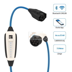 NRGkick 32A Pure WLAN 12701000 - Caricatore portatile per auto elettriche, cavo 7,5 m