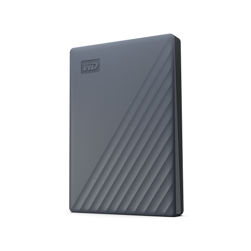 Western Digital My Passport WDBWML0020BGY-WESN hard disk esterno 2 TB USB con adattatore USB-C grigio