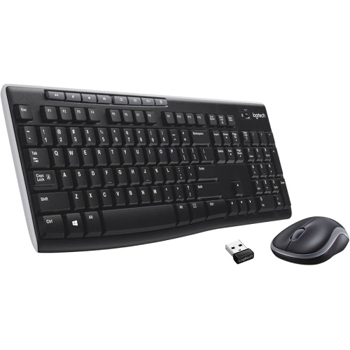 Tastiera Logitech MK270 - 920-004523 - wireless - nero US LAYOUT