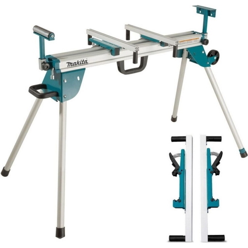 Makita WST06 DEBWST06 supporto pieghevole per troncatrici, estensibile fino a 2.550 mm