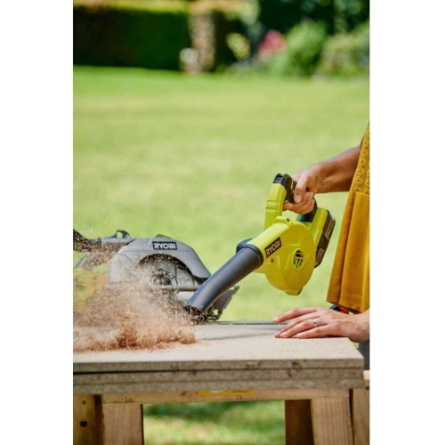 Ryobi R18TB-0 5133002915 soffiatore compatto 18 V ONE+ a tre velocità, solo corpo