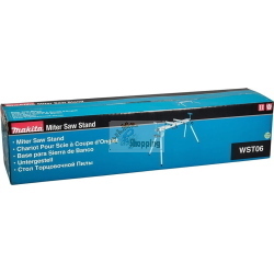 Makita WST06 DEBWST06 supporto pieghevole per troncatrici, estensibile fino a 2.550 mm