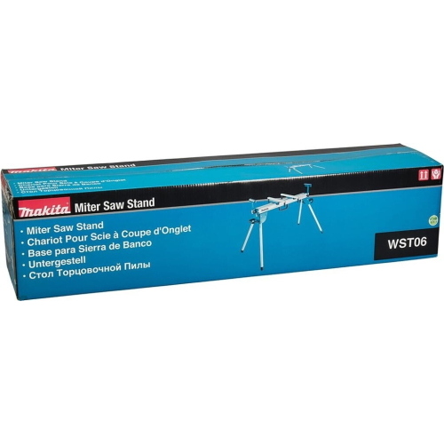 Makita WST06 DEBWST06 supporto pieghevole per troncatrici, estensibile fino a 2.550 mm