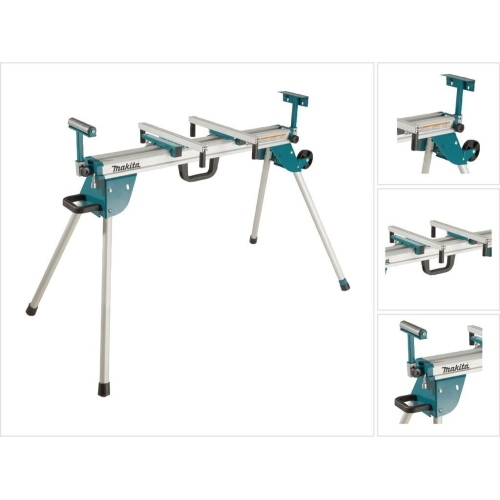 Makita WST06 DEBWST06 supporto pieghevole per troncatrici, estensibile fino a 2.550 mm