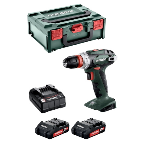 Metabo BS 18 Quick 602217500 trapano avvitatore 18 V, kit 2 x 2,0 Ah