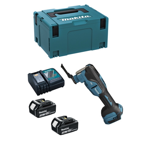 Makita DTM53RFJ utensile multifunzione oscillante brushless 18 V, 2 x 3,0 Ah