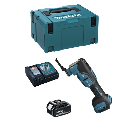 Makita DTM53RFJ1 utensile multifunzione oscillante brushless 18 V, 1 x 3,0 Ah