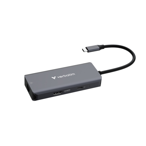 Verbatim Essentials 32157 hub USB-C 6 porte Gigabit Ethernet HDMI 4K PD 100 W