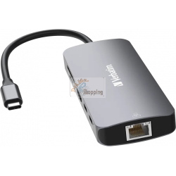 Verbatim CMH-09 32152 hub USB-C Pro 9 porte HDMI 4K Gigabit Ethernet SD microSD