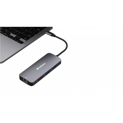 Verbatim CMH-09 32152 hub USB-C Pro 9 porte HDMI 4K Gigabit Ethernet SD microSD
