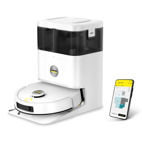 Kärcher RVM 4 Comfort 1.269-130.0 robot aspirapolvere e lavapavimenti con stazione multifunzione