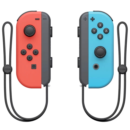 Nintendo HAC-A-JAEAA coppia Joy-Con per Switch, sinistro rosso neon e destro blu neon